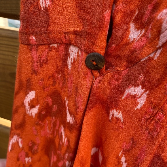 Cute Free people cap sleeve mini dress size large. NWT. - Picture 5 of 6